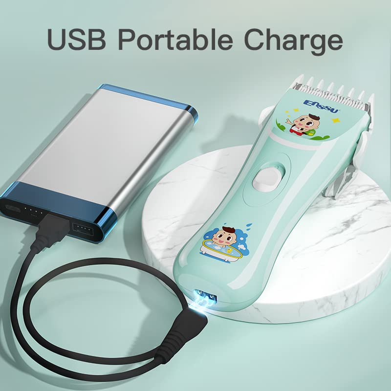 ENSSU Quiet Baby Hair Clippers for Autism & Sensory