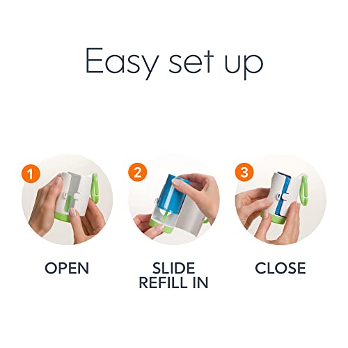 Portable Diaper Genie Bag Dispenser with Lavender Refill