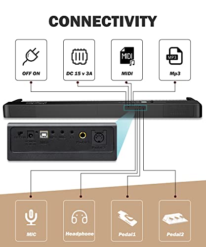 VIP Full Size Finger Dance Portable Piano Keyboard