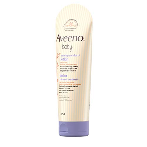 Aveeno Baby Calming Lotion, Lavender Vanilla Scents, 227mL