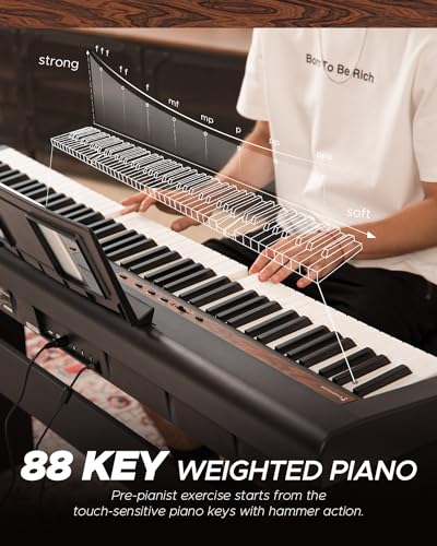 Starfavor SP-150W Electric Piano Keyboard for Beginners