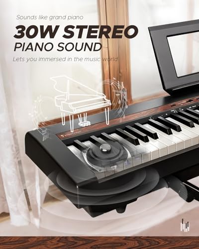Starfavor SP-150W Electric Piano Keyboard for Beginners