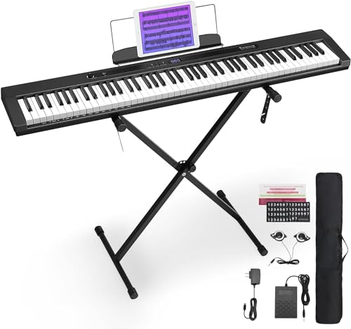 Compact Bluetooth Digital Piano with Full 88 Keys
