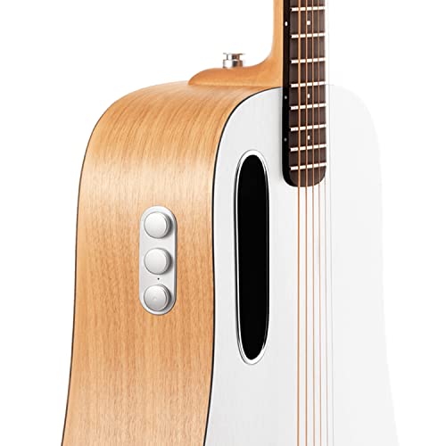 Original Acoustic Electric Guitar with Effects for Adults - White