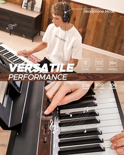 Starfavor SP-150W Electric Piano Keyboard for Beginners