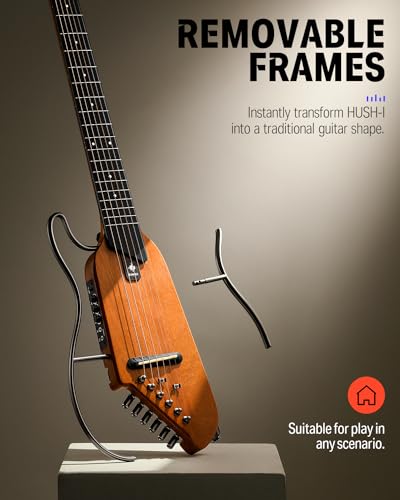 Donner HUSH-I Portable Ultra-Light Headless Acoustic-Electric Guitar