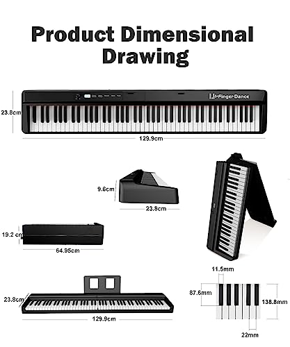 VIP Full Size Finger Dance Portable Piano Keyboard
