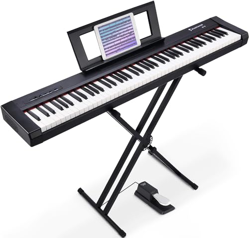 Starfavor 88 Key Electric Piano Set with Stand