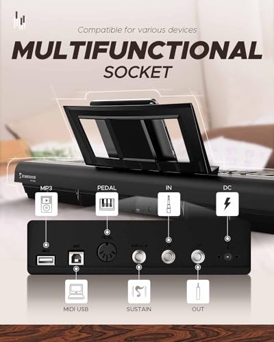 Starfavor SP-150W Electric Piano Keyboard for Beginners