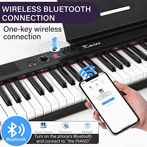 Kmise 88 Keys Digital Piano for VIP Beginners