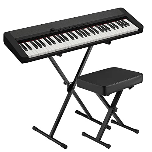 Casio CT-S1 61-Key Electric Piano Keyboard Set - Black