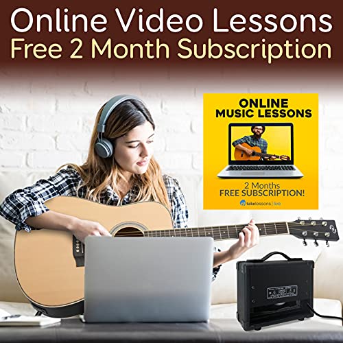 PYLE 40” Acoustic Electric Guitar Kit - VIP Shopping