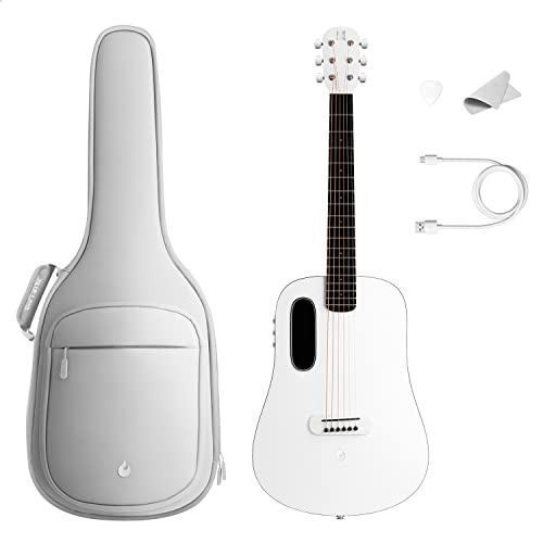 Original Acoustic Electric Guitar with Effects for Adults - White