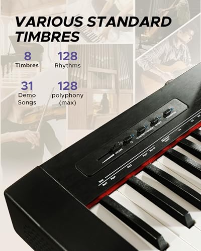 Starfavor 88 Key Electric Piano Set with Stand