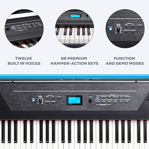 Alesis Recital Pro 88-Key Digital Piano Keyboard VIP