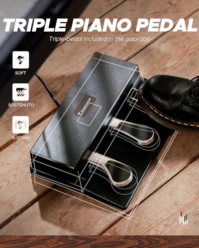 Starfavor SP-150W Electric Piano Keyboard for Beginners