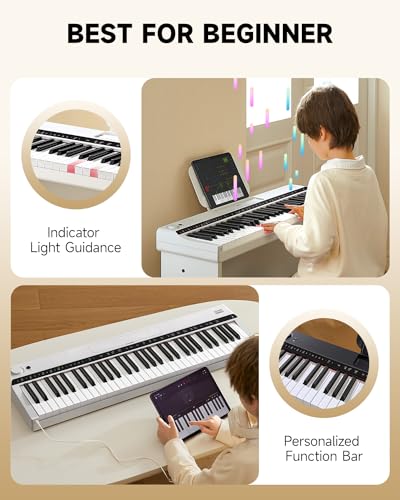 Donner Electronic Keyboard 61 Key Piano for Beginners