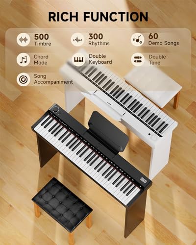 Donner Electronic Keyboard 61 Key Piano for Beginners