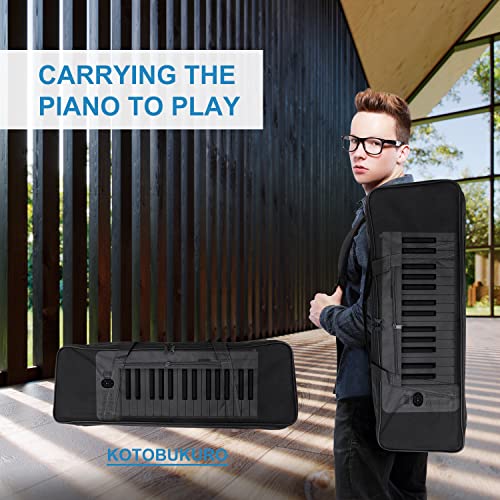 61 Key Folding Piano with Bluetooth & MIDI - White