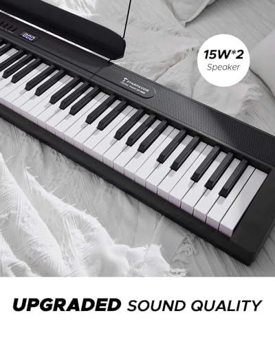 Compact Bluetooth Digital Piano with Full 88 Keys