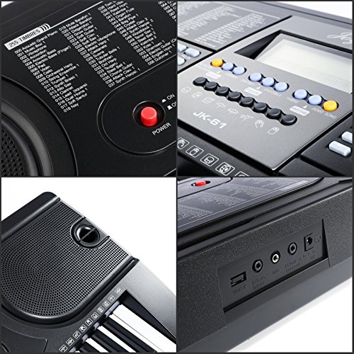 Joy 61-Key Electronic Keyboard Bundle for BeginnersVIP Shopping