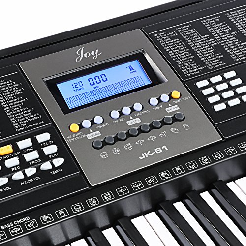 Joy 61-Key Electronic Keyboard Bundle for BeginnersVIP Shopping