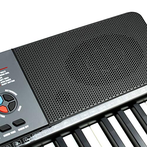 RockJam RJ461 61-Key Portable Electric Keyboard Bundle