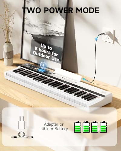 Donner Electronic Keyboard 61 Key Piano for Beginners