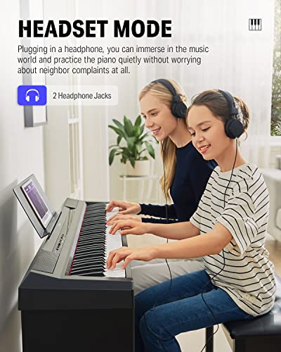 VIP Digital Piano Bundle for Beginners with Accessories