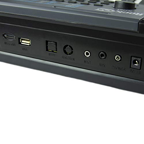 RockJam RJ461 61-Key Portable Electric Keyboard Bundle