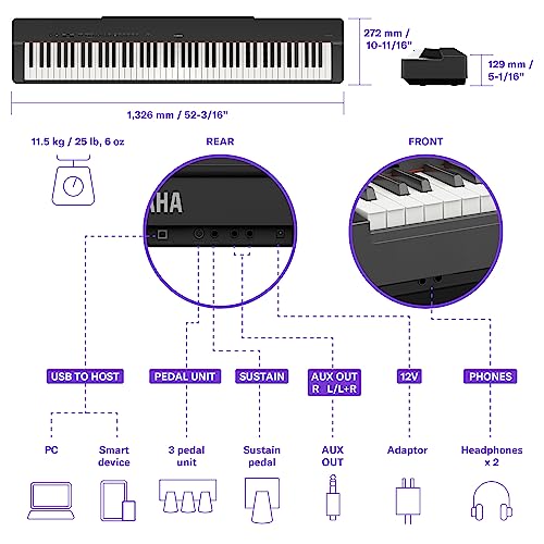 VIP Yamaha 88-Key Digital Piano with Accessories