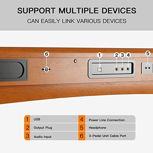 88-Key Hammer Weighted Digital Piano with Stand