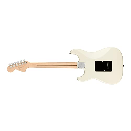 VIP White Stratocaster Electric Guitar, Laurel Fingerboard