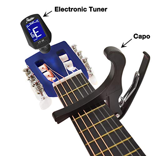 Kids' Blue Wood Guitar Set with Case & Accessories