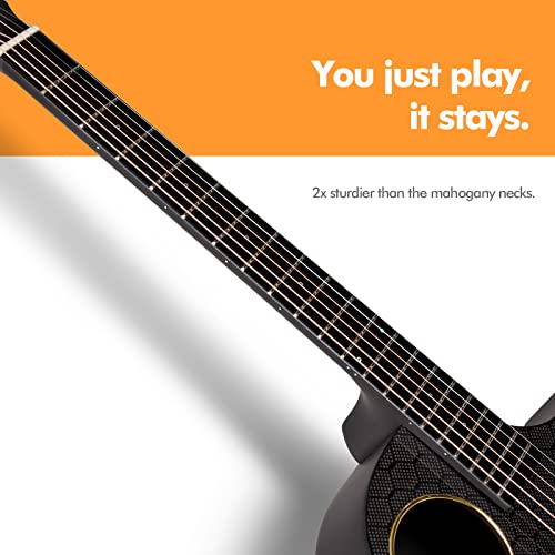 Enya Carbon Fiber X4 PRO Acoustic Electric Guitar Bundle