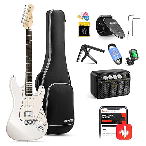 Donner Electric Guitar Starter Kit with Amp & Accessories