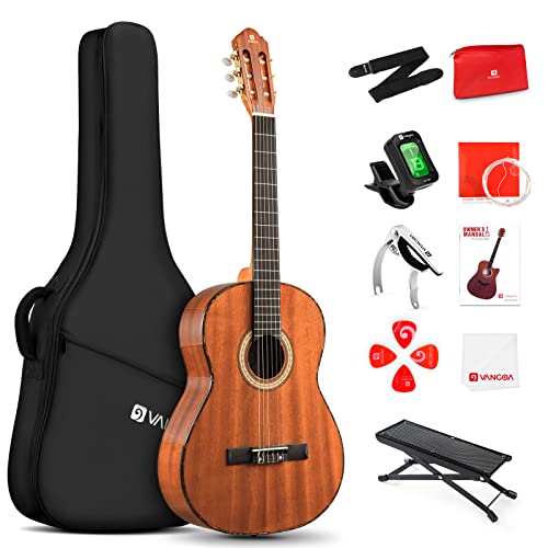 VIP Bundle: Full Size Classical Guitar for Adults