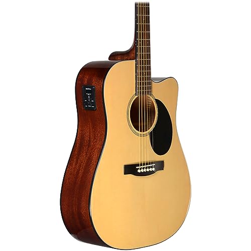Jasmine JD36CE-NAT VIP Acoustic-Electric Guitar, Natural
