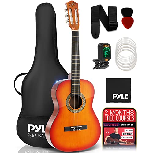 Pyle 36 Inch Junior Acoustic Guitar Starter Kit