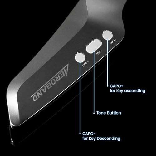 Acoustic Electric Travel Guitar: AeroBand Stringless VIP Smart