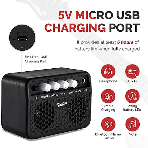 Electric Guitar Kit with Amp, Tuner, and Accessories