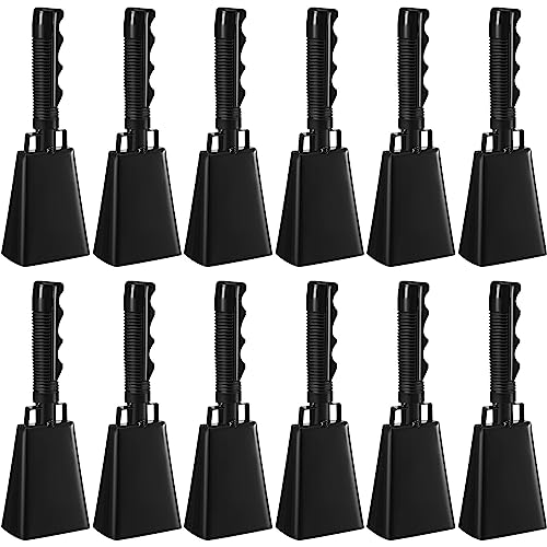 Pelopy 12 Pcs Large Cow Bell w/ Handle