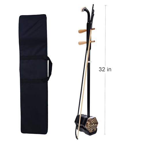 Authentic 2 Strings Erhu Violin for Beginners, 32in