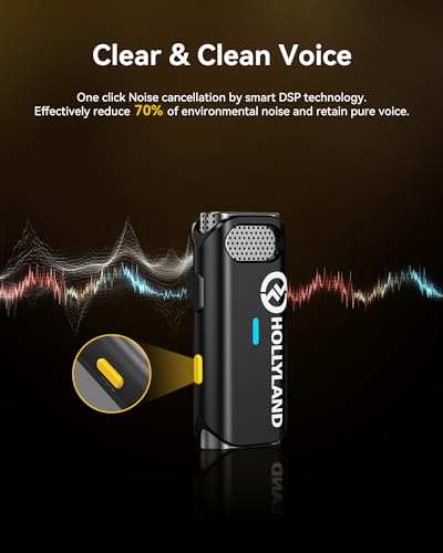 Hollyland Lark M1 Wireless Lavalier Microphone for VIP