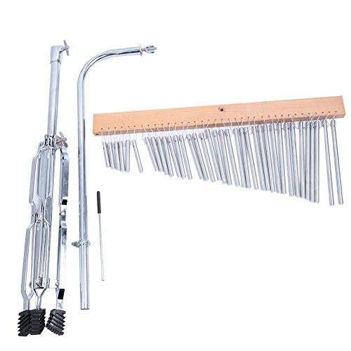 Aluminum 36-Tone Wind Chime with Wood Base