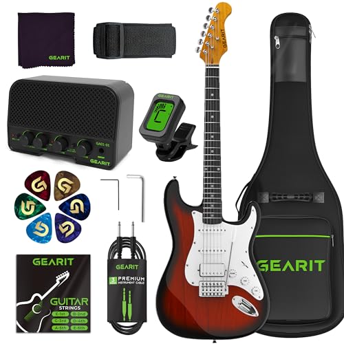 VIP Bundle: GearIT Electric Guitar Kit - Premium Mahogany