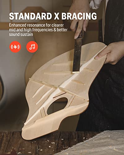 Donner 41-inch Acoustic Guitar Starter Bundle VIP Shopping