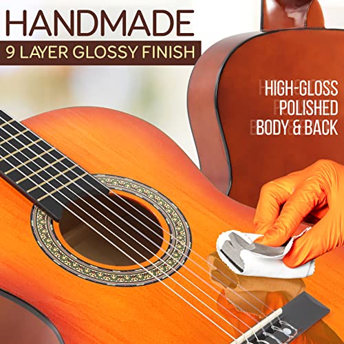 Pyle 36 Inch Junior Acoustic Guitar Starter Kit