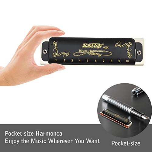 7-Piece East Top Blues Harmonica Set for All Ages