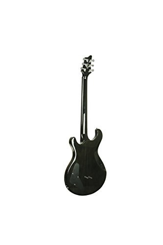 Ivy VIP Solid-Body Electric Guitar, Trans Black